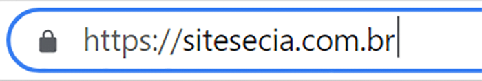 O que é HTTPS, SSL e o que tem a ver com meu site? 1 Captura de tela: HTTPS na URL do site com certificado SSL
