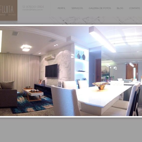 Site Fujita Arquitetura e Decoração - Obra