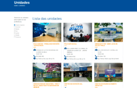 Site FUNDHAS - Unidades