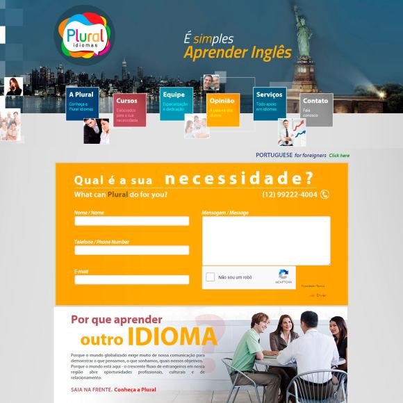 Site Plural Idiomas - Página Inicial