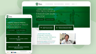 Captura de tela da página principal do site Dr. Gustavo Bandeira