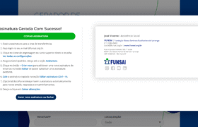 Gerador de Assinatura - resultado