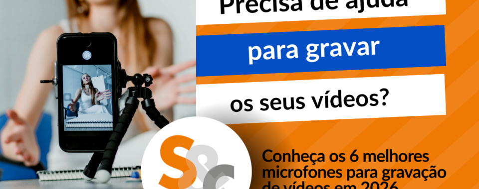 6 melhores microfones para gravação de vídeos para redes sociais em 2026 (do básico ao profissional)